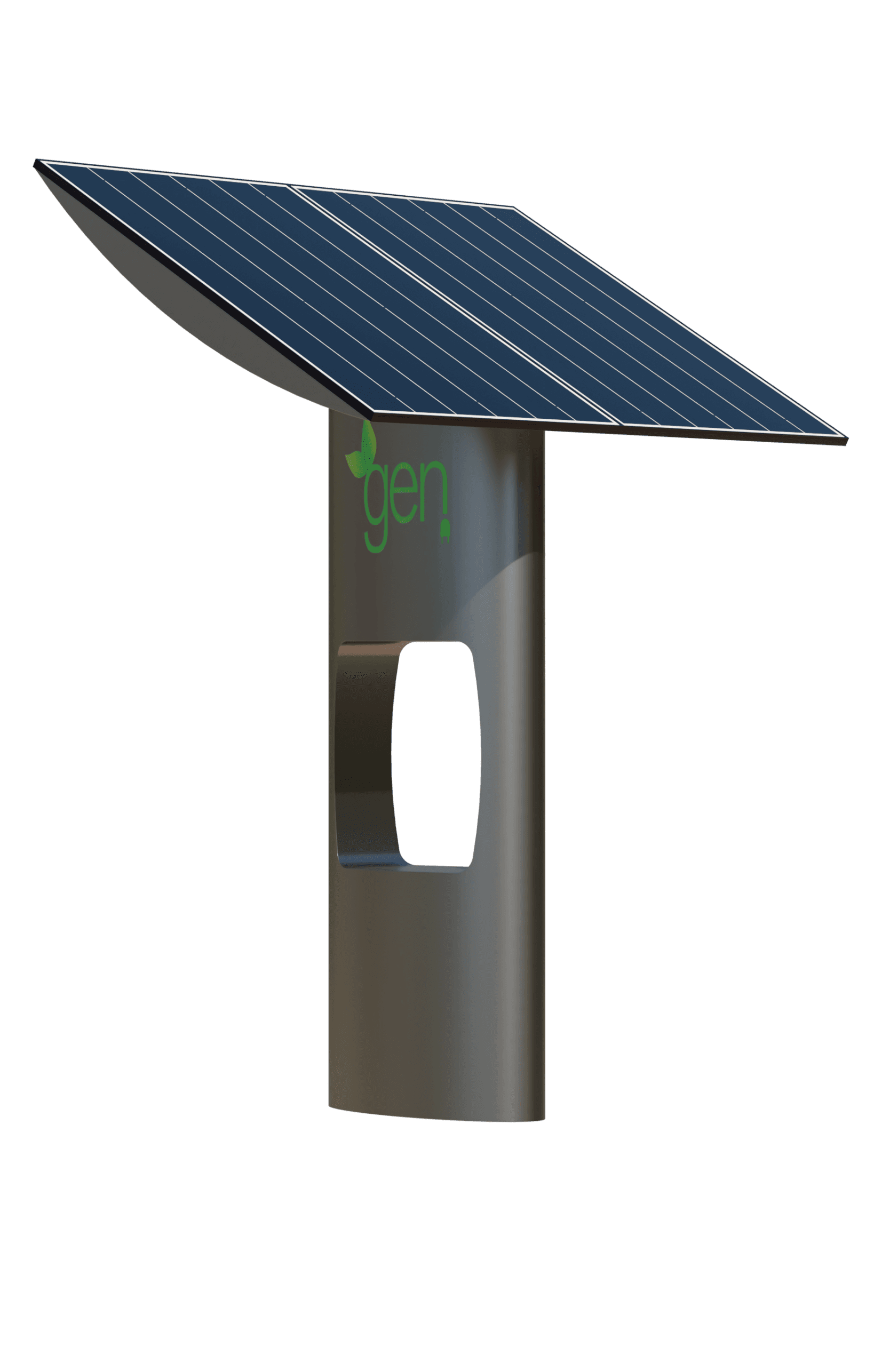 Pensilina fotovoltaica Microgen per la ricarica della micromobilità
